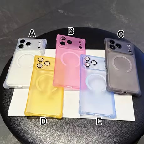 S75549 パステルクリアタッチ MagSafe対応iPhoneケース