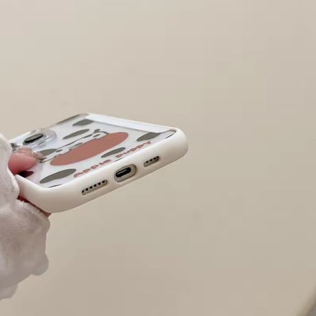 K22798 アップルパピーのスタンドiPhoneケース