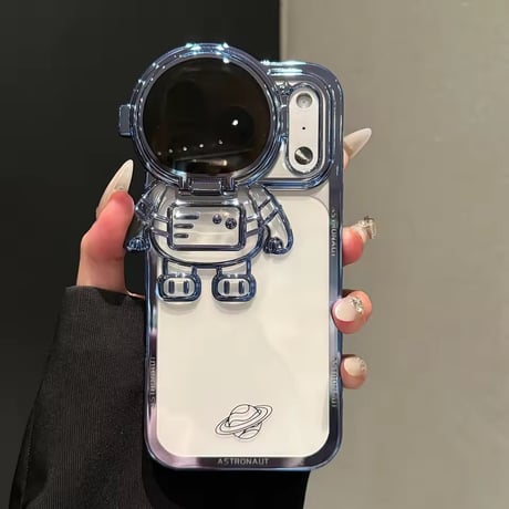 K22985 宇宙飛行士スタンド付き iPhoneケース