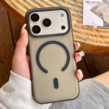 S75426 ふんわりマットカラー MagSafe対応iPhoneケース