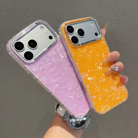 S75555 ニュアンスマーブルカラー iPhoneケース