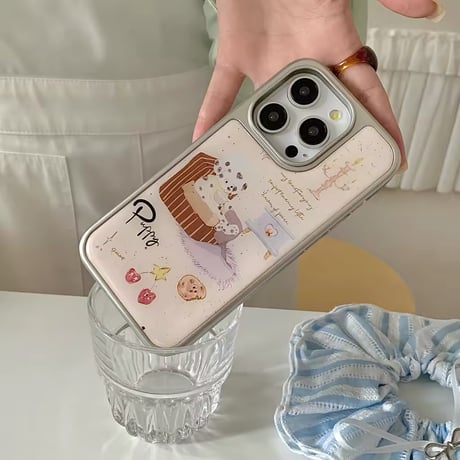 S74406 パピーイラストiPhoneケース