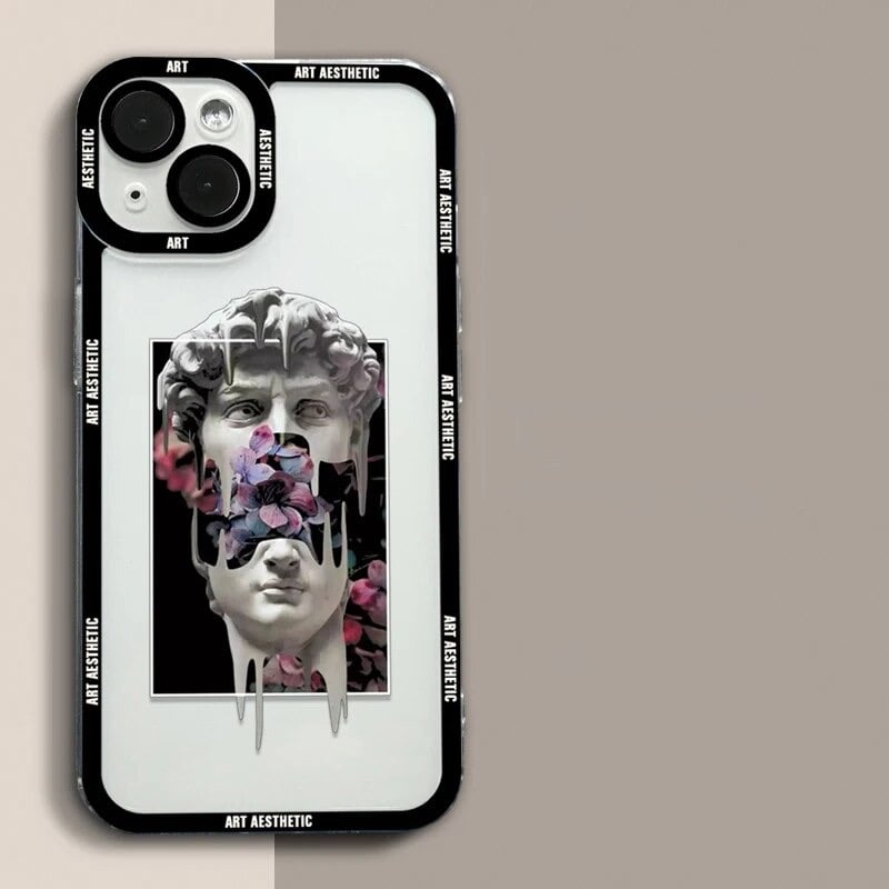 誰もが見惚れるアート(iPhone11ケース) L61862 ART MIX クリアiPhoneケース | nanomita