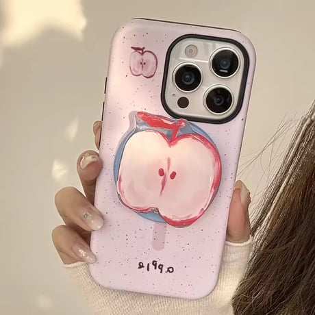 K22933 フルーツポップソケット付き iPhoneケース