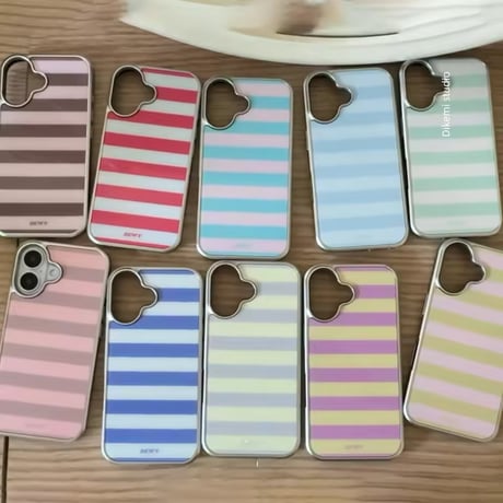 S75630 カラーボーダー iPhoneケース