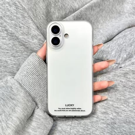 L62479 ミルキーカラー マット iPhoneケース