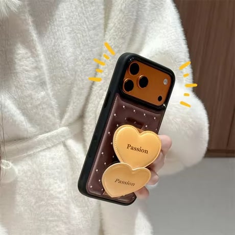 K23053 ハートスタンド付き iPhoneケース