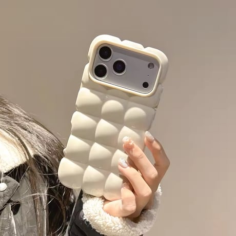S75287 ぷくぷくブロックiPhoneケース