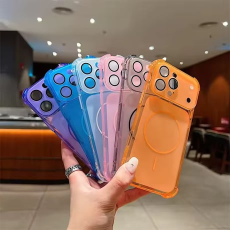 S75629 カラーフレームソフトガード iPhoneケース