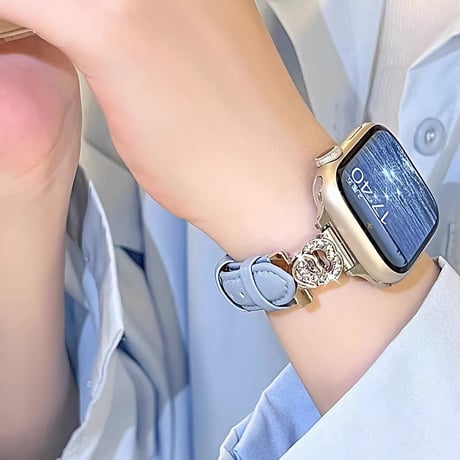 N00172 パステルレザーApple Watchバンド