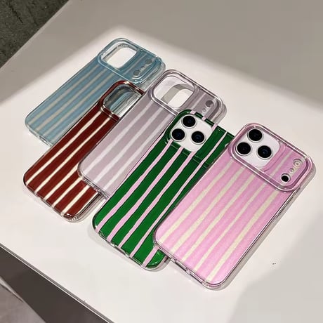 S75459 カラーストライプiPhoneケース