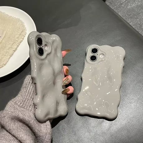 S74386 グロッシー3Dアート iPhoneケース