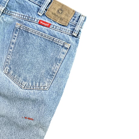 Wrangler hardwash paint denim