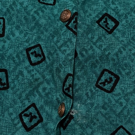 USED 80s "ASHTON LAUREL" ETHNIC ALOHA