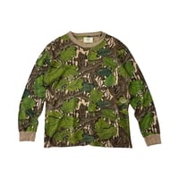 90's MOSSY OAK／LEAF CAMO POCKET TEE