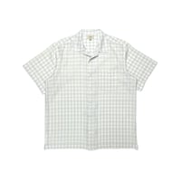 USED "HAGGAR" CHECK S/S SHIRT
