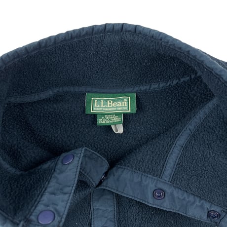 USED L.L.Bean  half button fleece