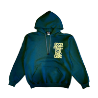 NEW/PATH - GMBD HOODIE【FOREST GREEN×NEON YELLOW/XL】
