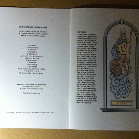 Monstrum Ingenium - Rodger Binyone【ZINE】