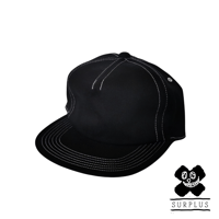 SURPLUS HEMP - BREWERS CAP【BLACK×WT】