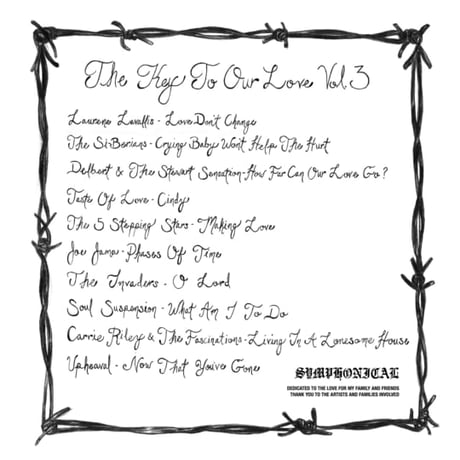 V.A. - KEY TO OUR LOVE VOL.3 【LP】