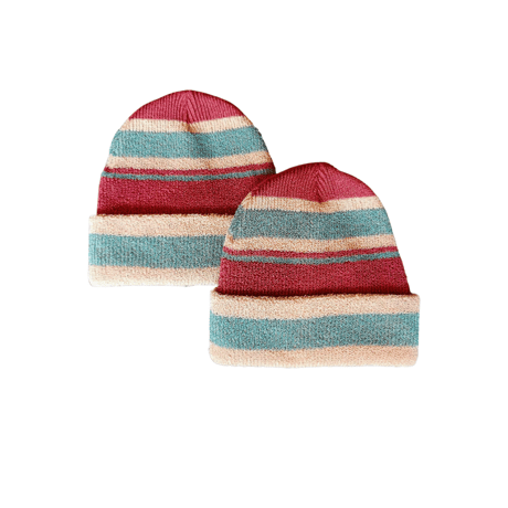 DEVELOPMENTBYNOROLL - Confection Washi Beanie【BERRY】