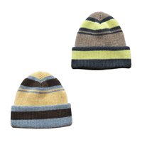 DEVELOPMENTBYNOROLL - CONFECTION BEANIE【CREAM YELLOW /SMOKE BROWN】