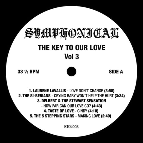V.A. - KEY TO OUR LOVE VOL.3 【LP】
