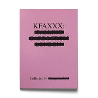 KFAXXX - Calling Cards From London(Klasse Wrecks)【ZINE】