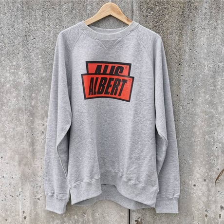 ALBERT×NEW YOAKE POST - SWEATSHIRT【GRAY】