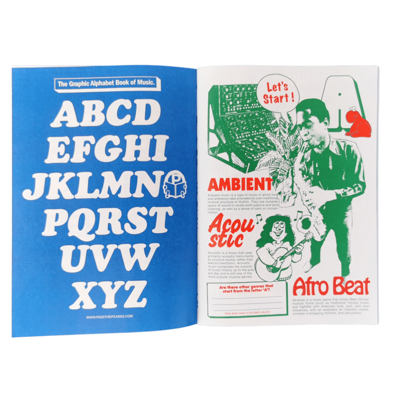 PASS THE PEAS - The Graphic Alphabet Book Of Mu