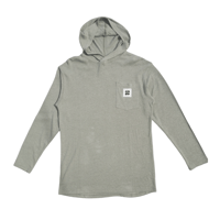 SURPLUS HEMP - POCKET TEE HOODY【SAGE/Lサイズ】