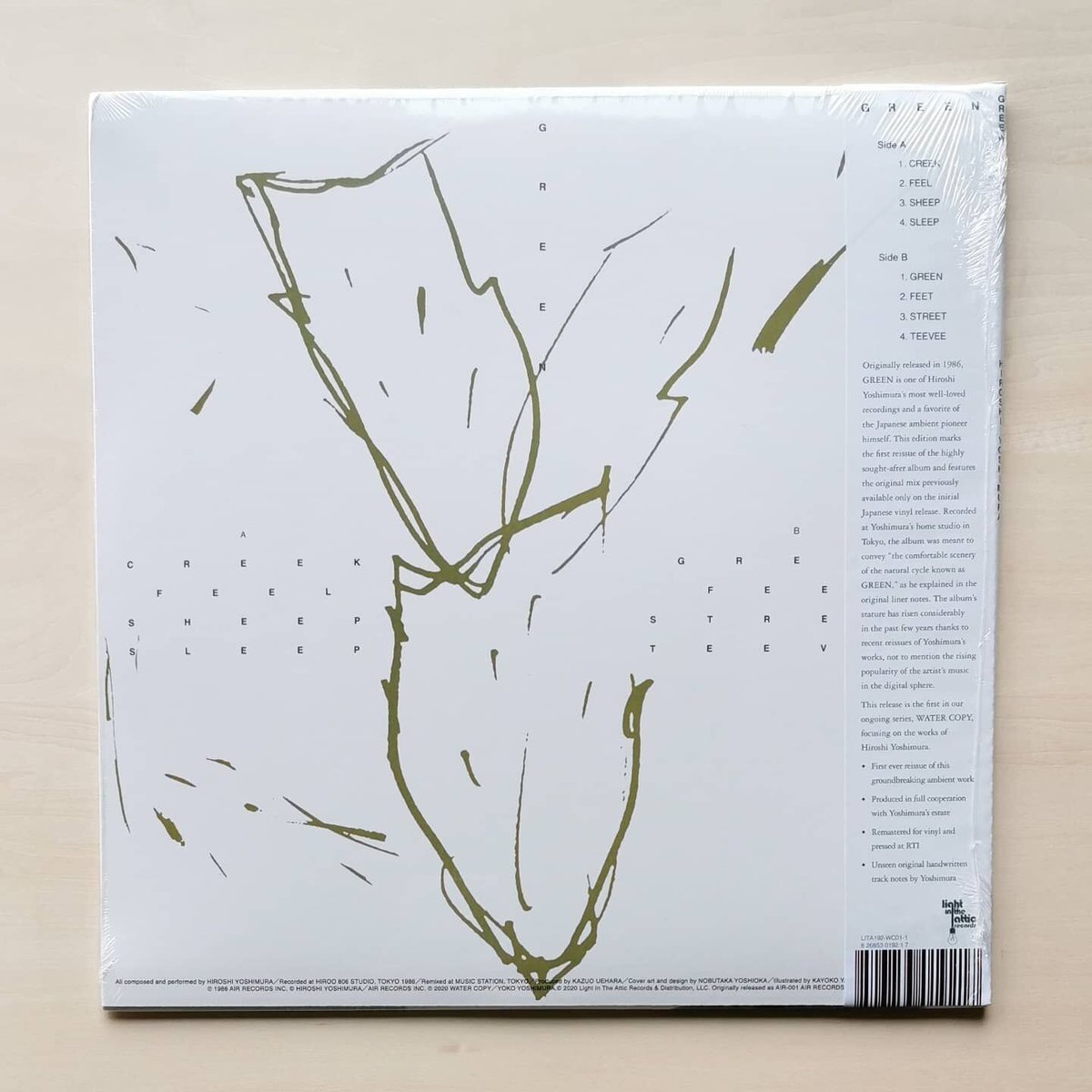 吉村弘 Hiroshi Yoshimura - Green【LP】 | GREENTHINGS