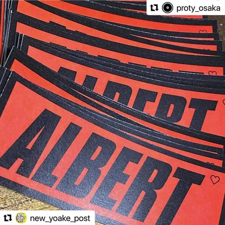 ALBERT×NEW YOAKE POST - SWEATSHIRT【GRAY】