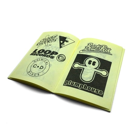 KFAX7 - RECORD LABEL LOGO ARCHIVE VOL.2 - Collected by Luca Lozano(Klasse Wrecks)【ZINE】