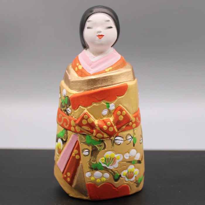 ☆博多人形☆ 伝統工芸士 小副川祐二作 立雛 | 平成美術