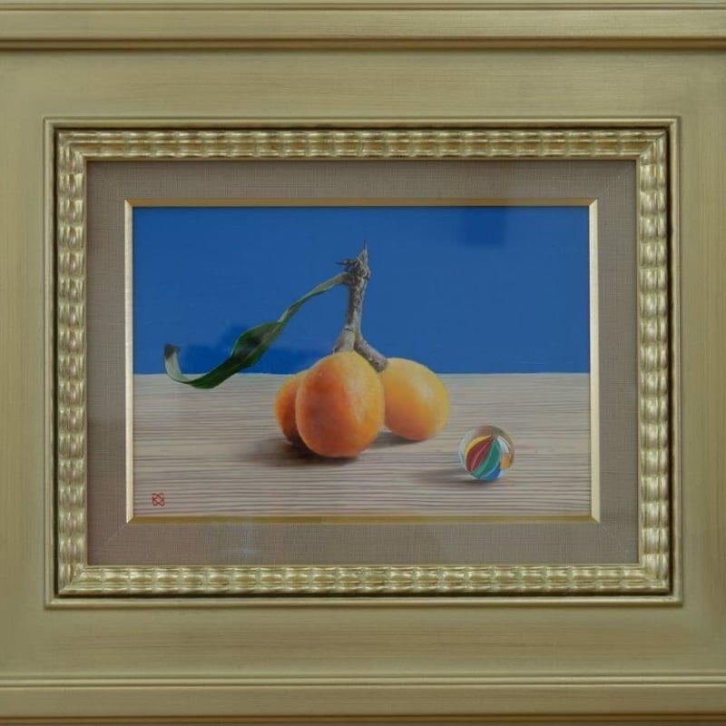 油絵　SM「池」 Amazon｜川合修二 常念岳1 SM号 油彩画 油絵 風景画 山岳 自然