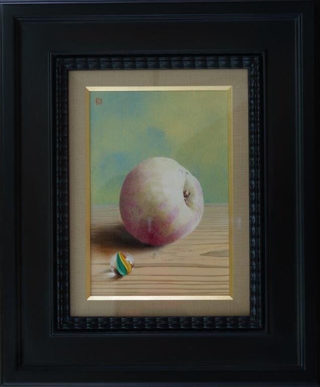 ★五百健之人 油彩画 「むくげ 」SM号 ☆五百健之人 油彩画 「むくげ 」SM号 【公式通販】