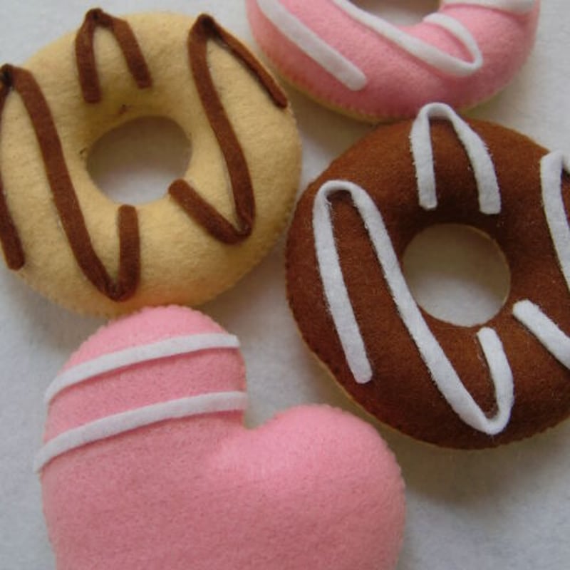 SHIDO-RICO フェルトで作るドーナツ屋さんセット 型紙＆レシピ