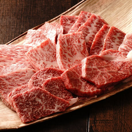 知床牛特上焼き肉織り交ぜセット　 ※冷凍　約５００ｇ