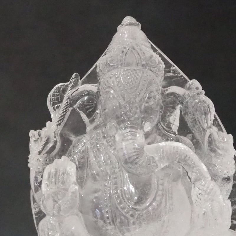 リビアングラス ガネーシャ  中 リビアングラス ガネーシャ 中 no.3 リビアングラス ガネーシャ