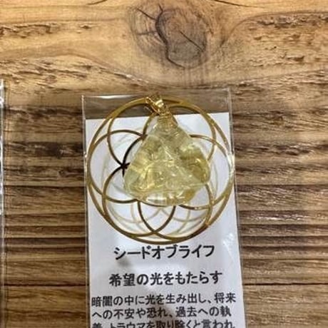 《コンサル販売済》レモンクォーツ＆エナジープレート