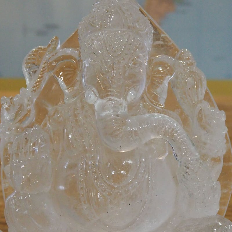 リビアングラス ガネーシャ  中 リビアングラス ガネーシャ 中 no.3 リビアングラス ガネーシャ