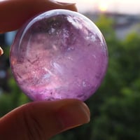 アメシスト丸玉（台座付き）/品番502