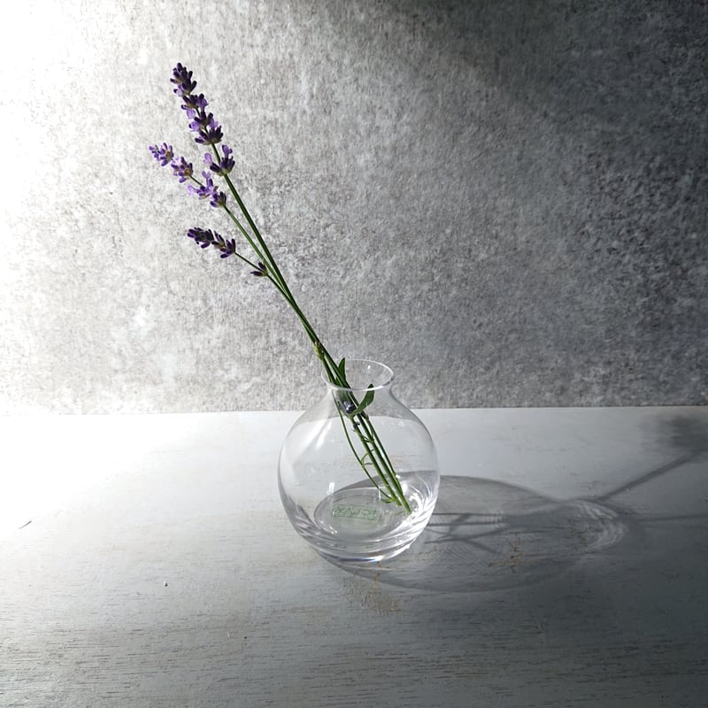 Germany Flower Vase 一輪挿し 花瓶 水差し 植物 花壇 生花 みずみずしい泡のラインのガラスの一輪挿し✴︎blue✴︎ 花瓶