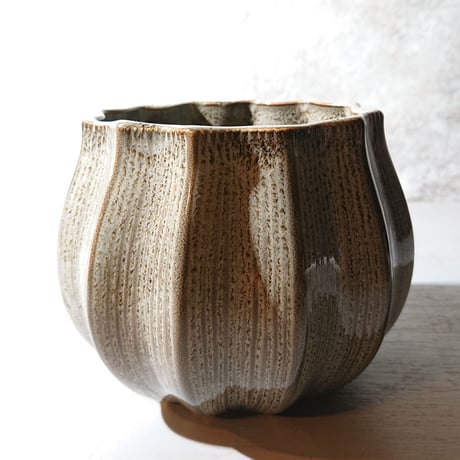 punpkin pot 鉢 鉢カバー 陶器 陶器鉢 受け皿付