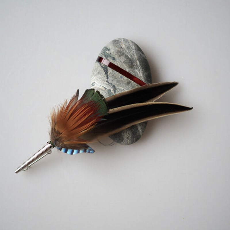 Franz Blumtritt & Söhne / Feather Brooch A | 山と猫 Franz Blumtritt & Söhne / Feather Brooch A | 山と猫