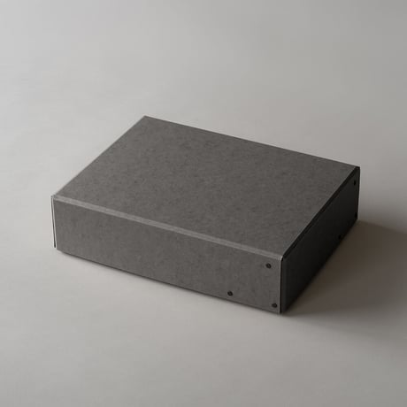 Rivet Box - Charcoal Gray