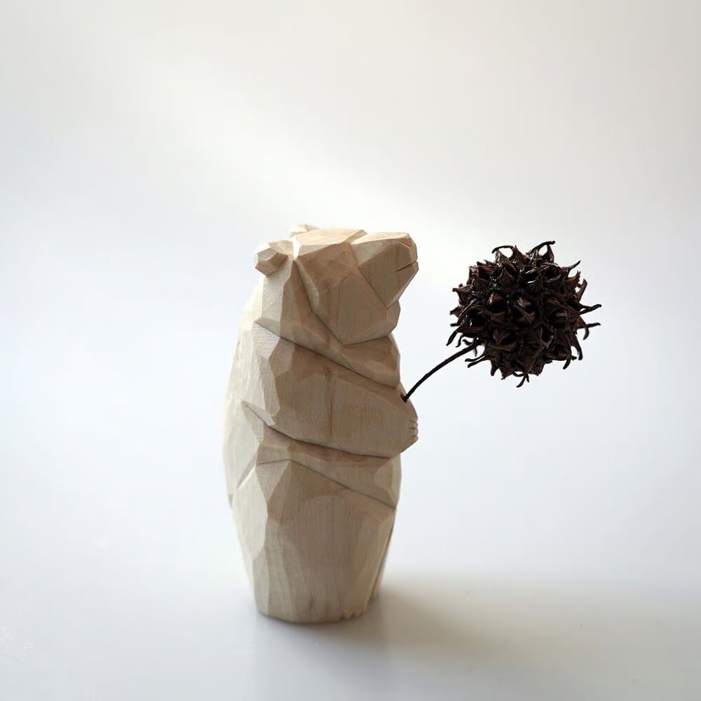 MAKI YOSHIDA / 一輪挿し熊 | 山と猫