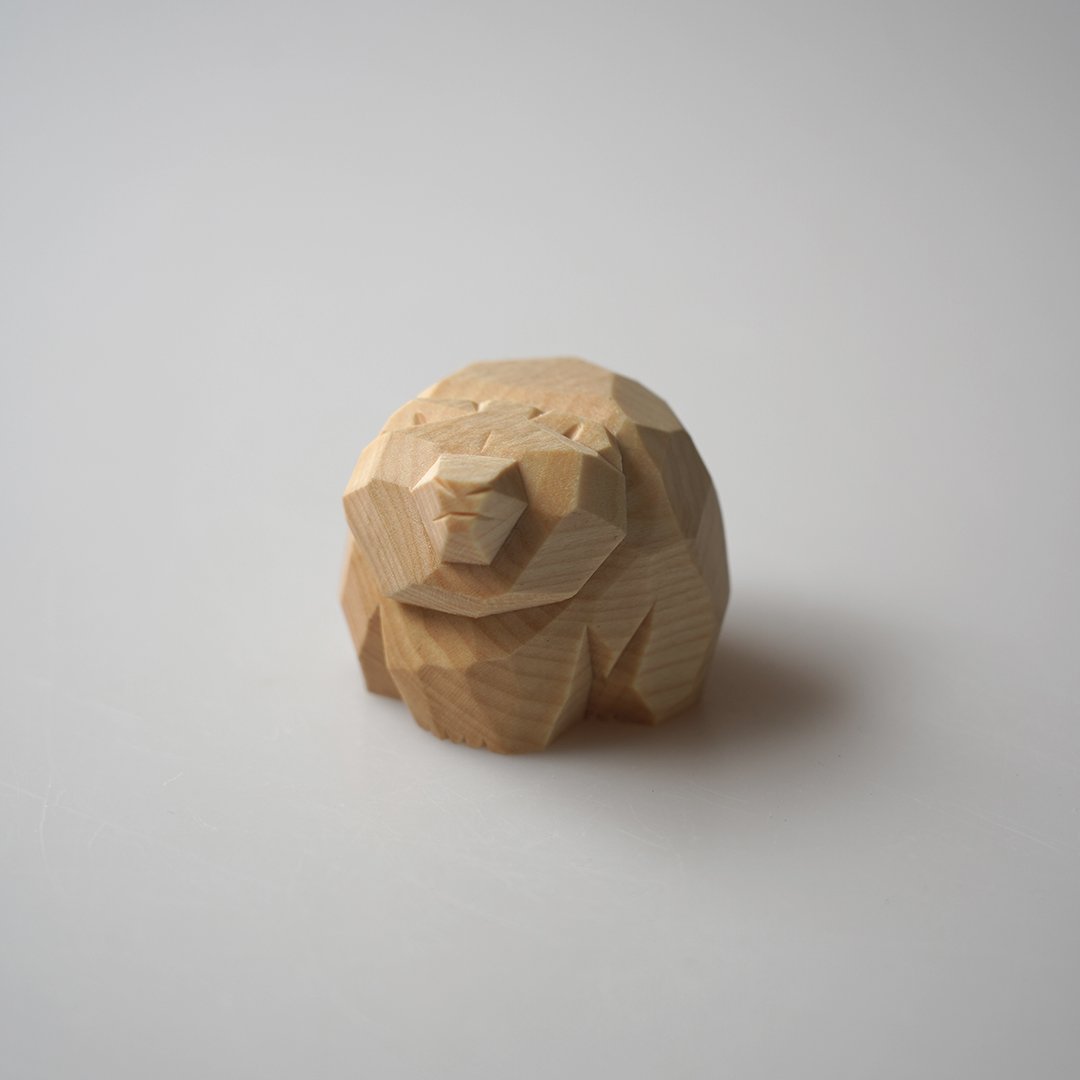 Maki Yoshida 熊チャーム　木彫り熊　熊マスク fit=scale-down,w=1200